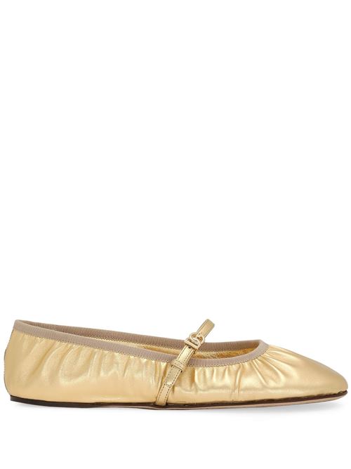 Leather ballet flats DOLCE&GABBANA | CB0222A101680997